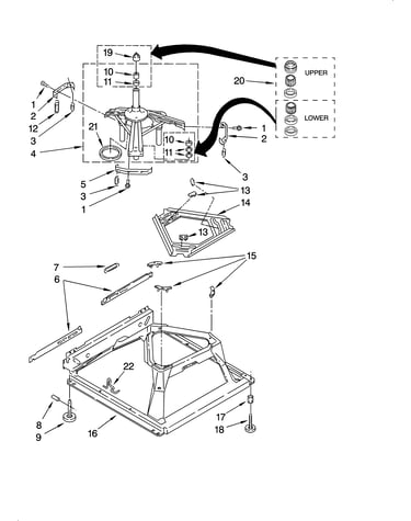 Machine base parts