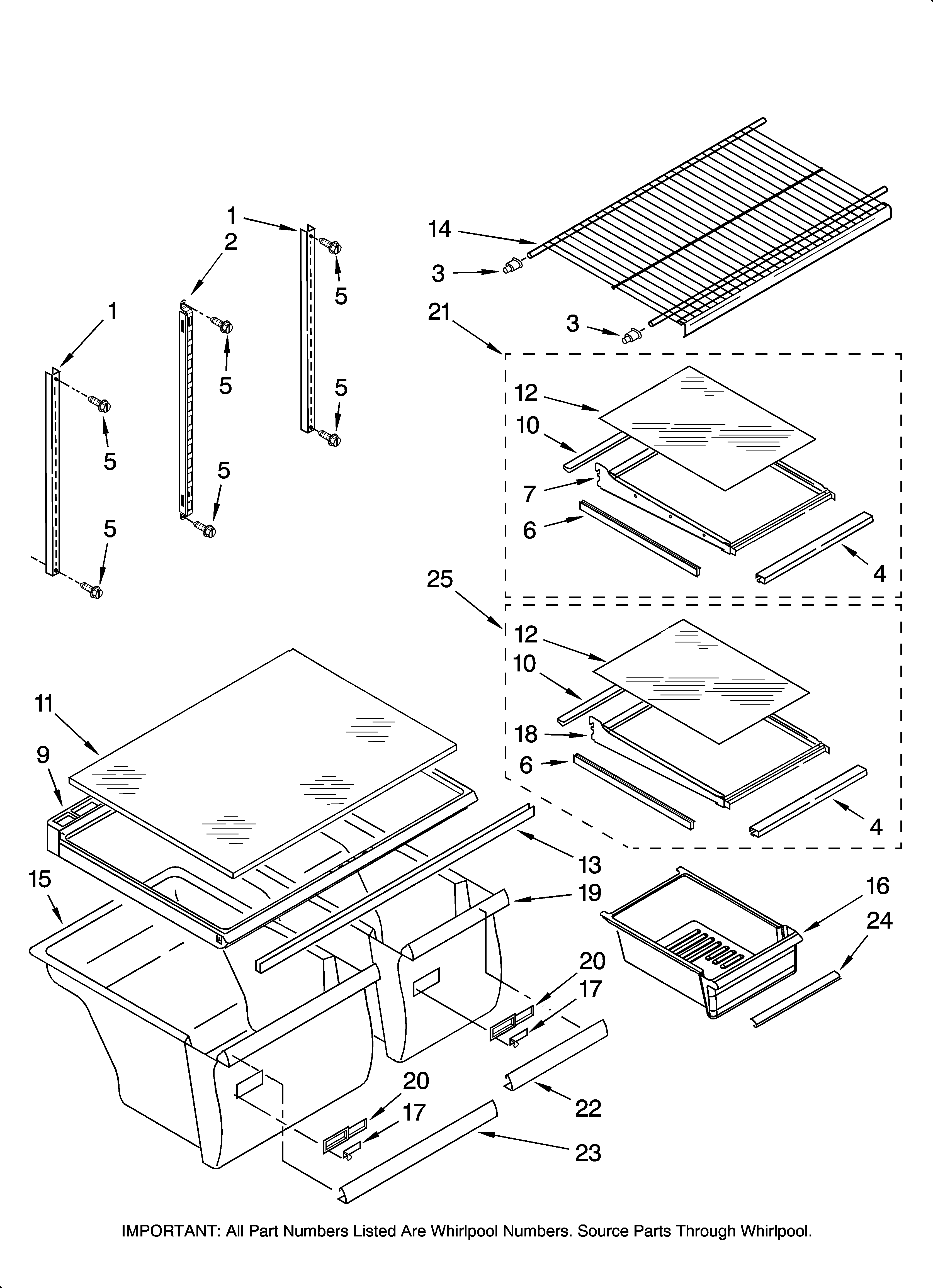 SHELF PARTS