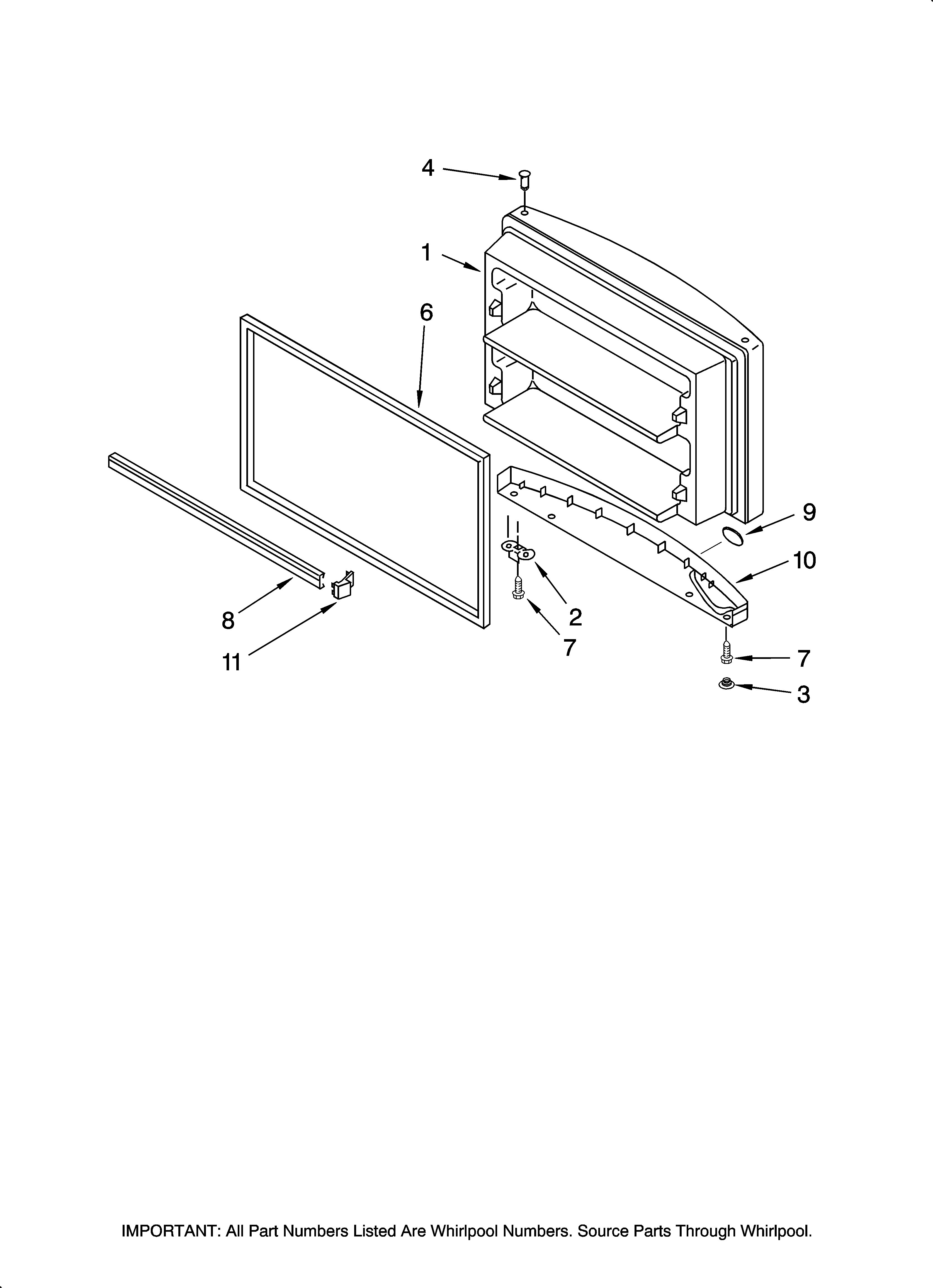 FREEZER DOOR PARTS, OPTIONAL PARTS