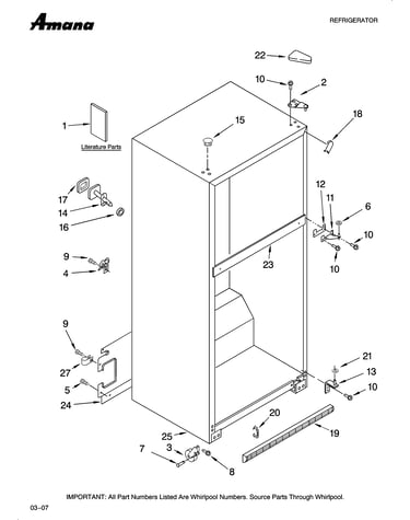 Cabinet parts