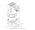 Amana ATB2232MRS00 shelf parts, optional parts (not included) diagram