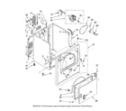 Amana NED5240TQ0 cabinet parts diagram