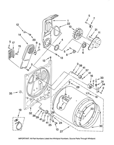Bulkhead parts, optional parts (not included)