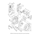 Amana NGD5400TQ0 bulkhead parts diagram