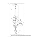 Amana NTW5240TQ0 brake and drive tube parts diagram