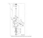 Amana NTW5400TQ0 brake and drive tube parts diagram