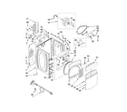 Maytag YMED6300TQ0 cabinet parts diagram