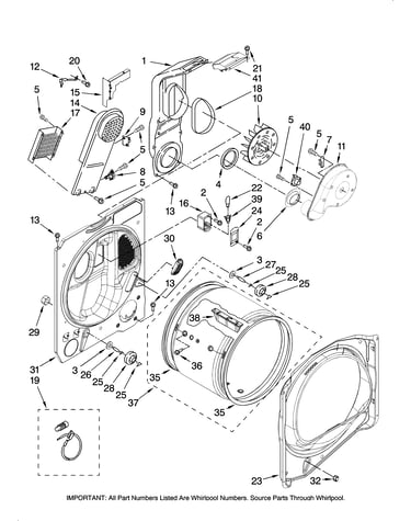 Bulkhead parts, optional parts (not included)