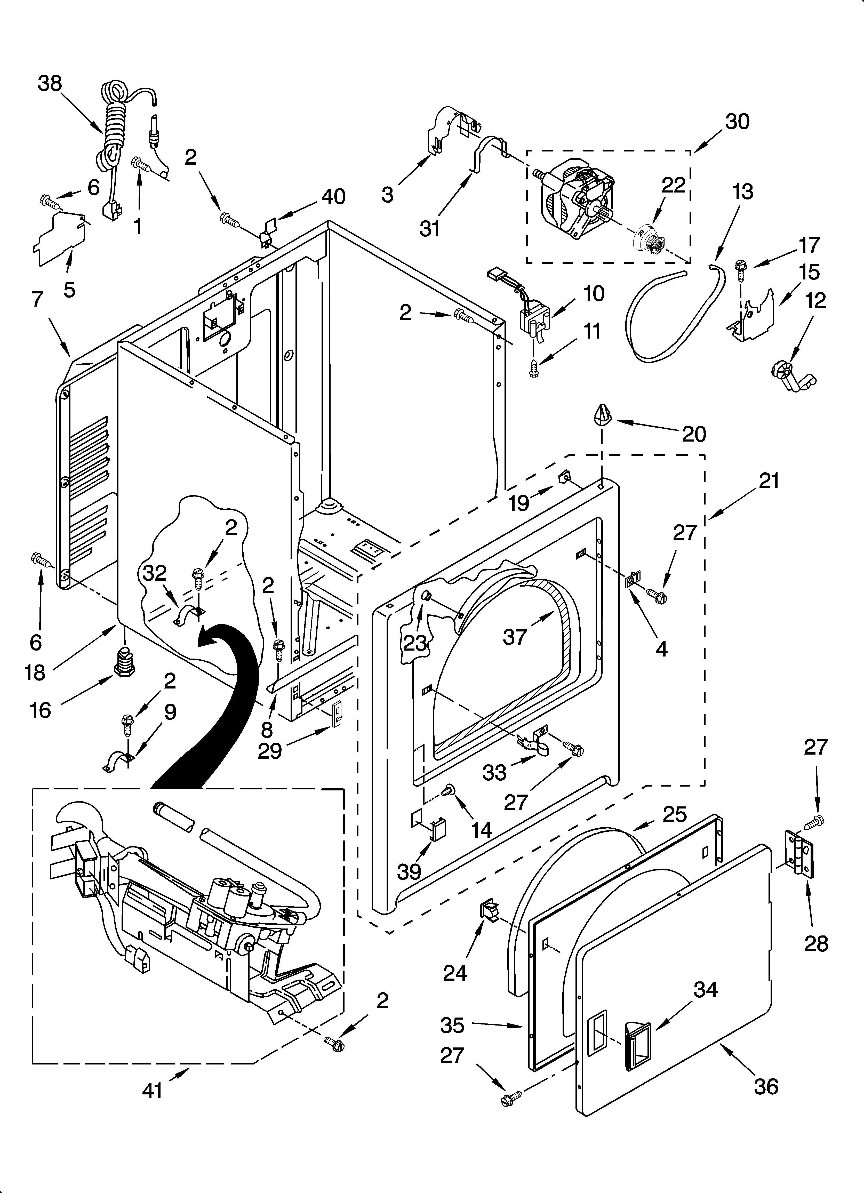 Cabinet parts