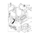 Whirlpool 1CWGD5850SW0 cabinet parts diagram