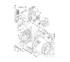 Whirlpool 1CWGD5850SW0 bulkhead parts diagram