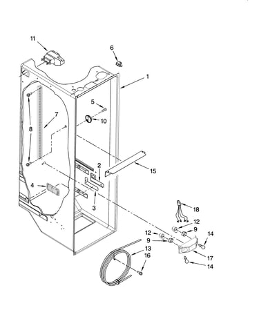 Refrigerator liner parts