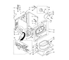 Whirlpool 7MWG87600SM0 cabinet parts diagram