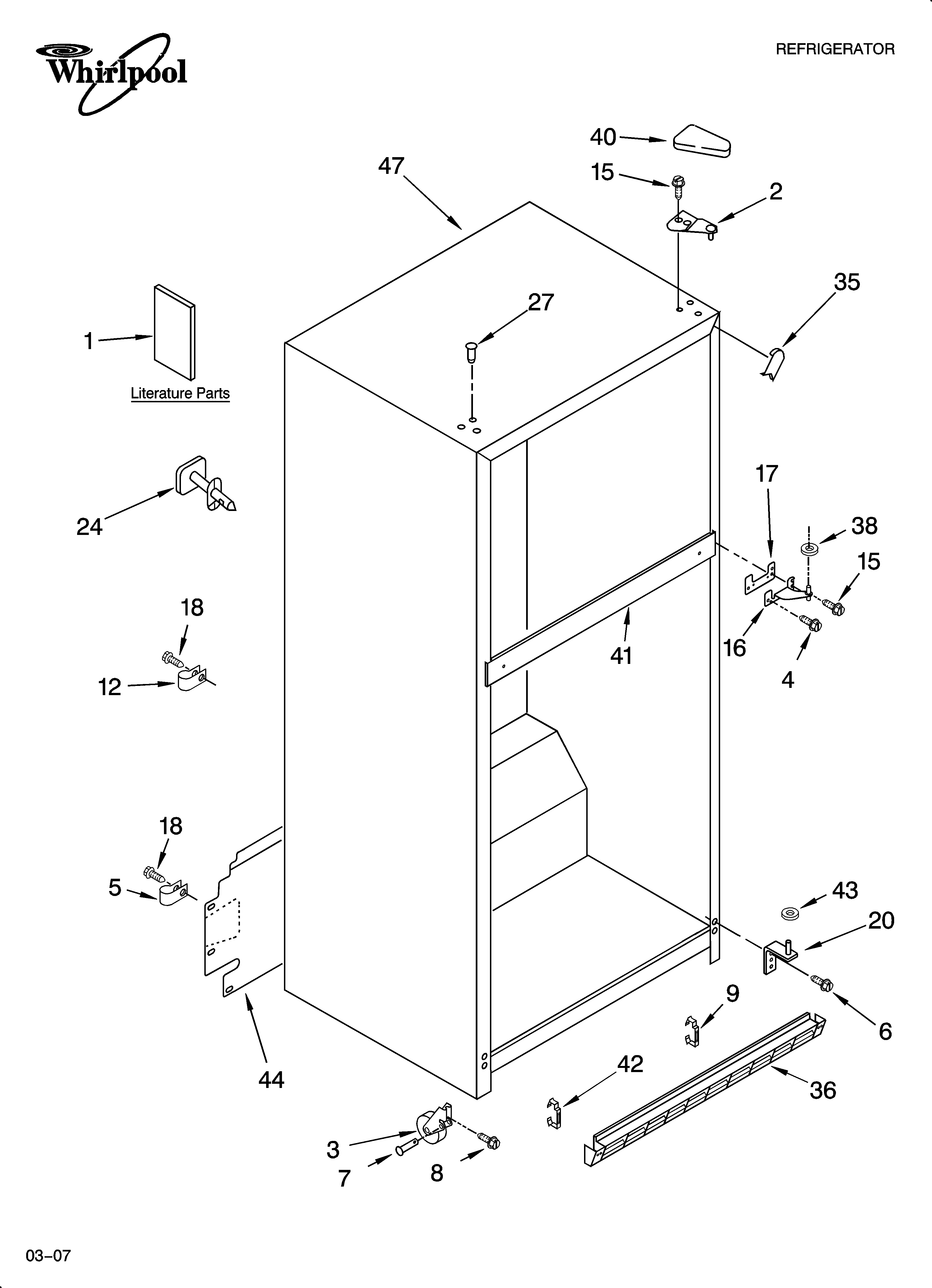 Cabinet parts