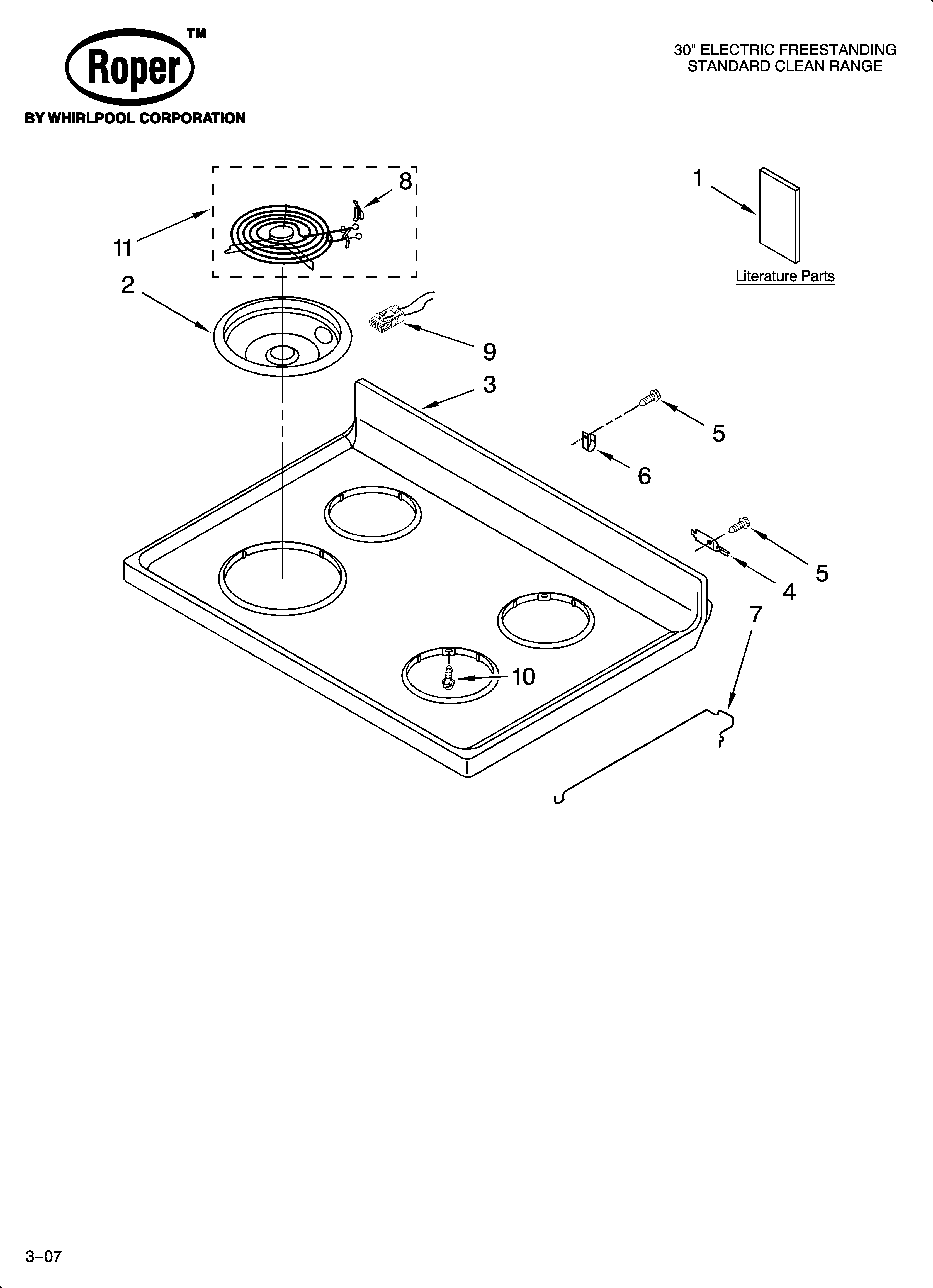 COOKTOP PARTS