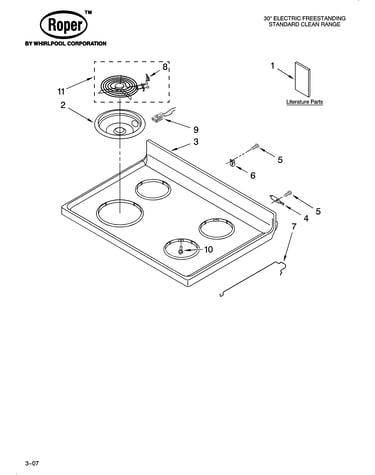 Cooktop parts