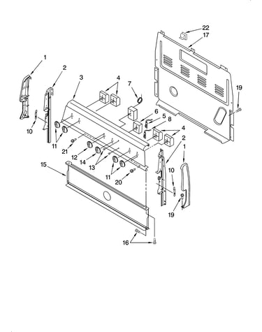 Control panel parts