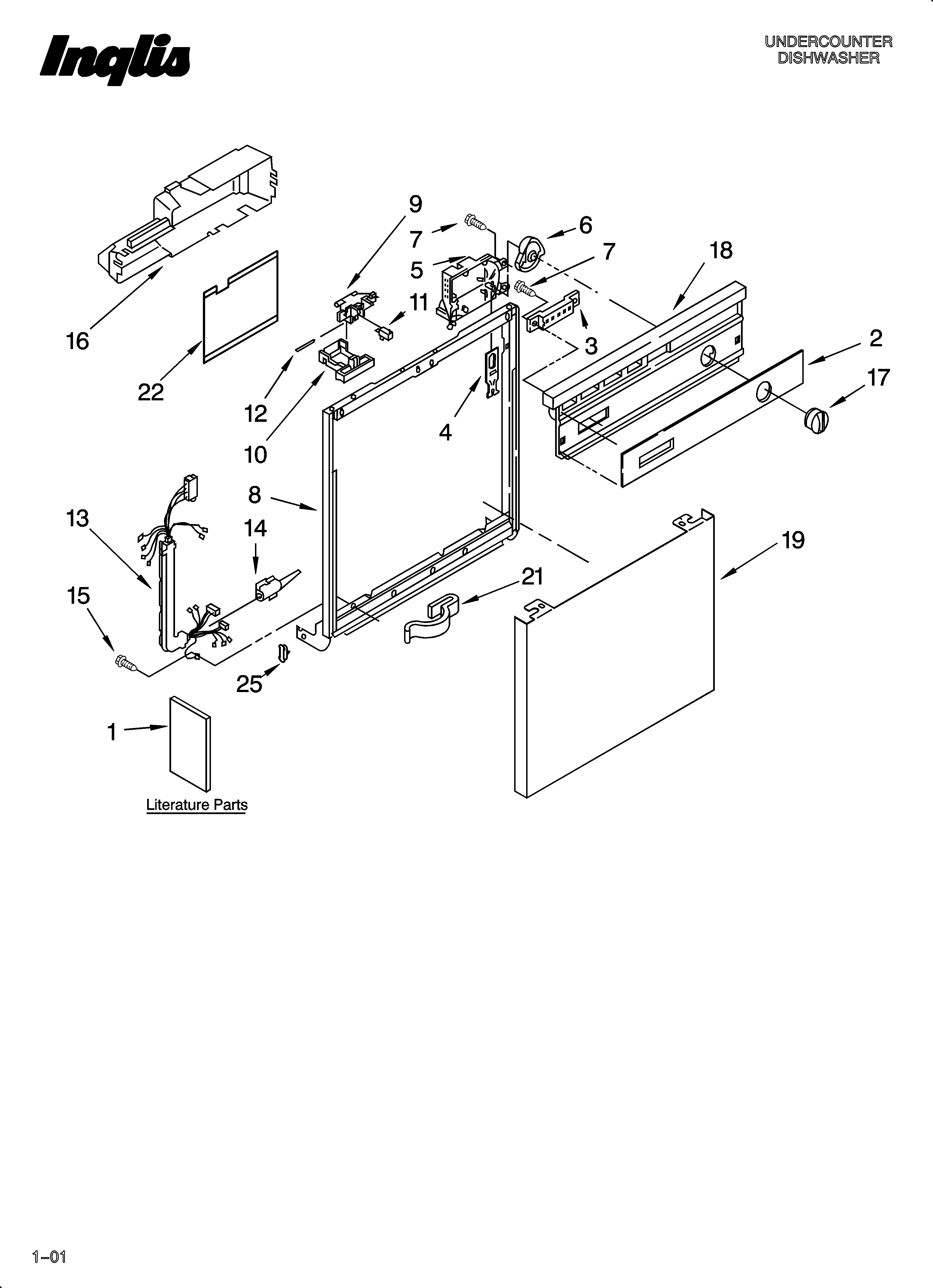 Frame and console parts