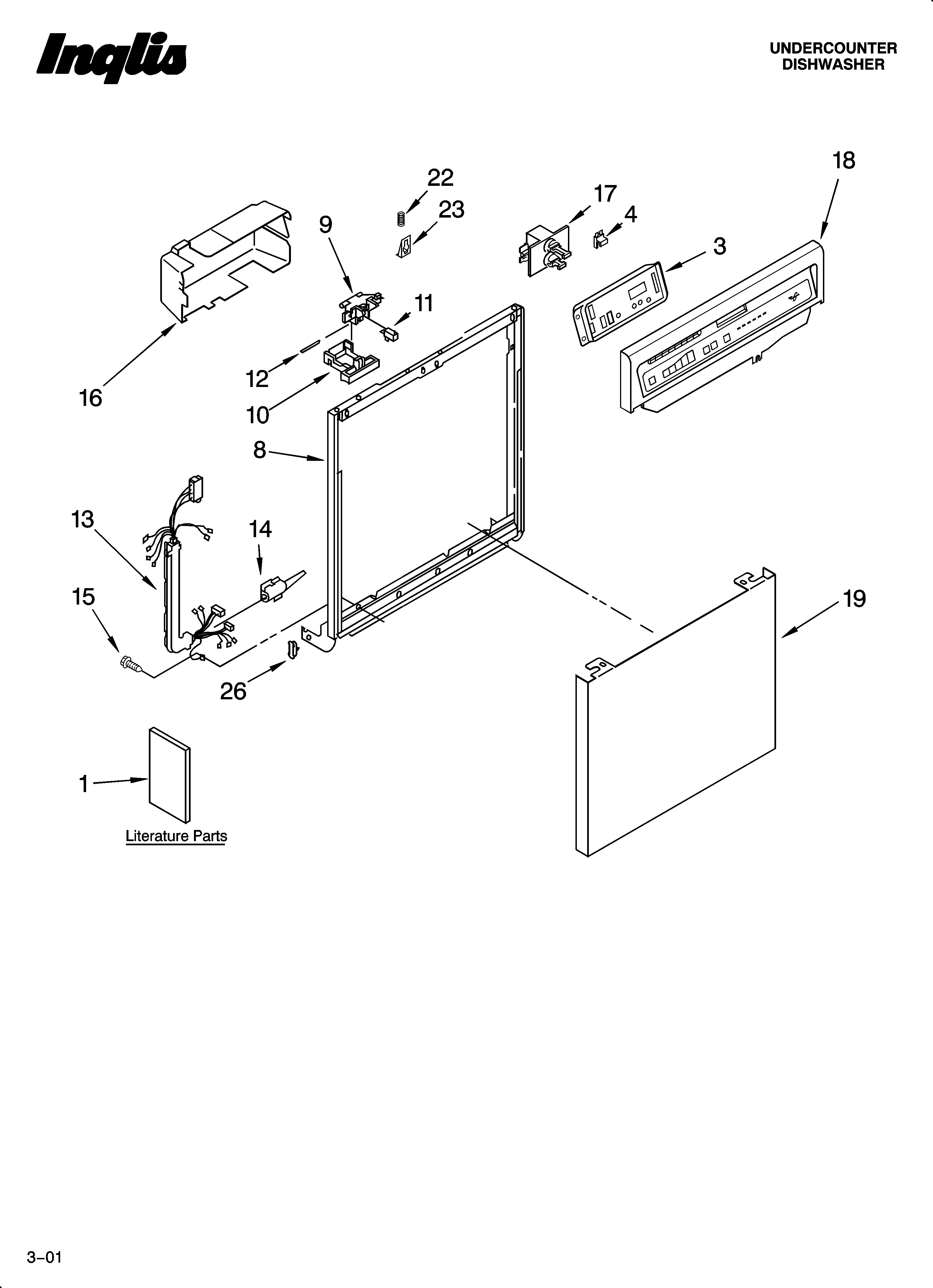 Frame and console parts