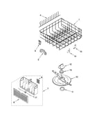Lower dishrack parts