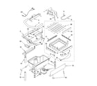KitchenAid KUIC18PNTS0 evaporator, ice cutter grid and water parts diagram