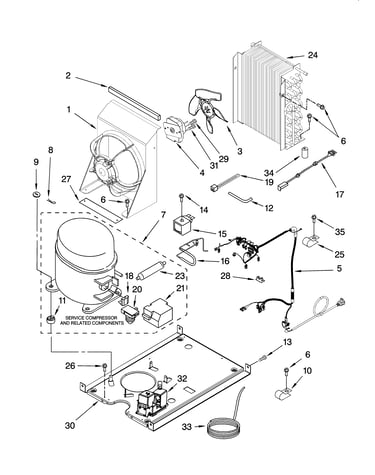 Unit parts, optional parts