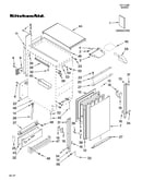 Cabinet liner and door parts