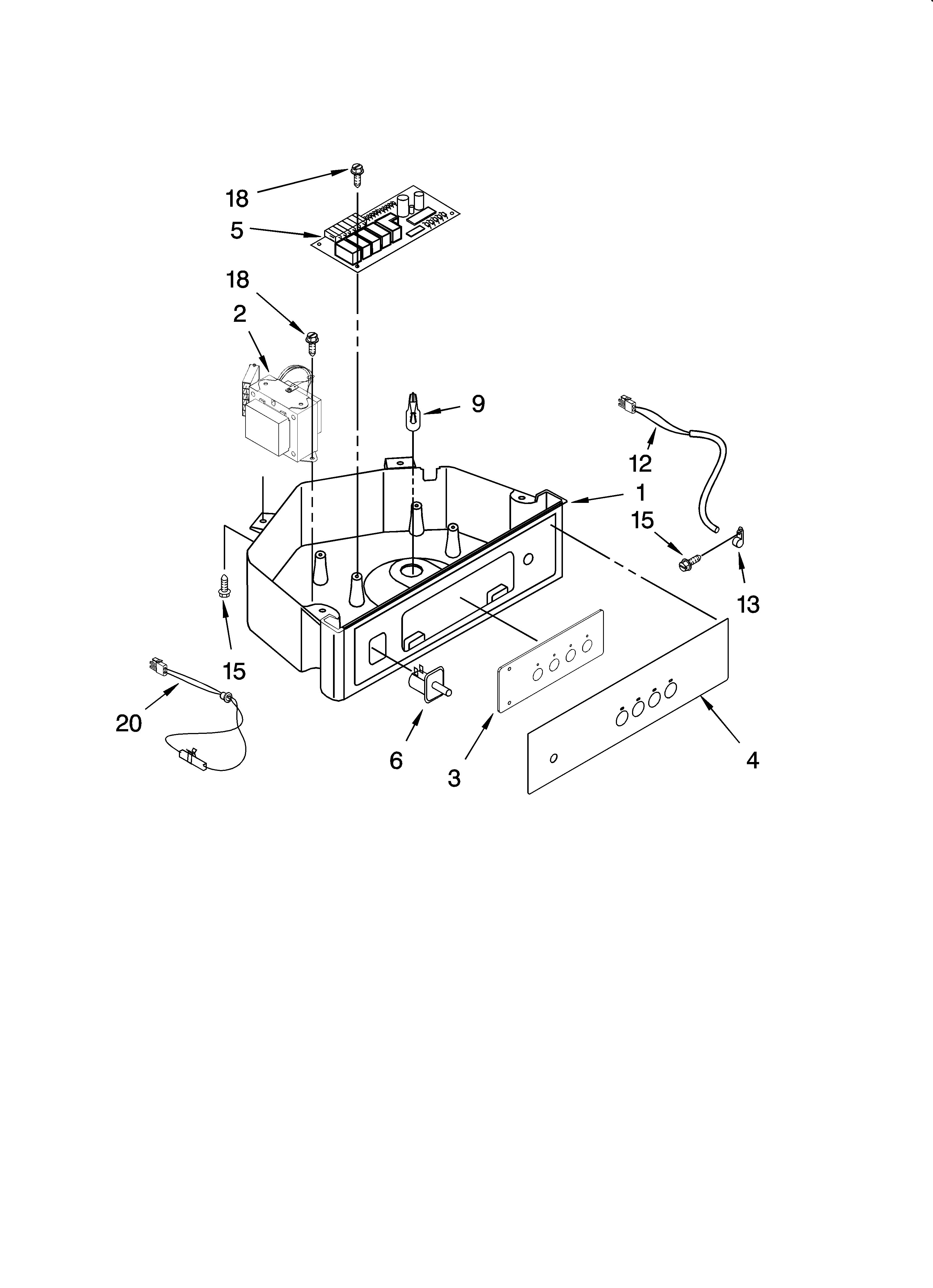 Control panel parts