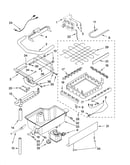 Evaporator, ice cutter grid and water parts