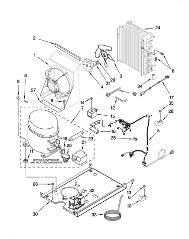 Unit parts, optional parts
