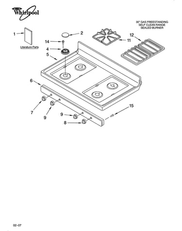 Cooktop parts