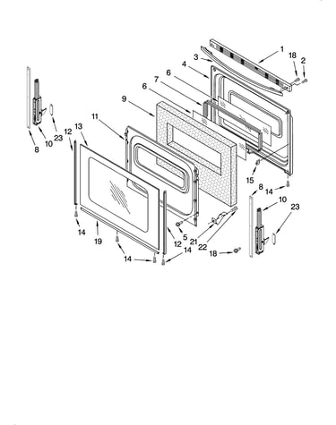 Door parts, optional parts (not included)