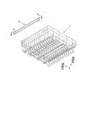 Upper rack and track parts