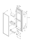 Refrigerator door parts