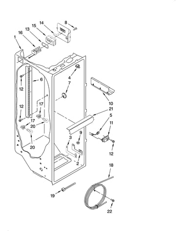 Refrigerator liner parts