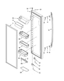 Refrigerator door parts