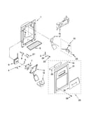 Dispenser front parts