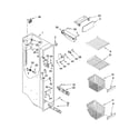 Whirlpool GD5RHAXTS01 freezer liner parts diagram