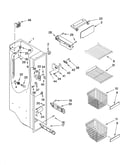 Freezer liner parts