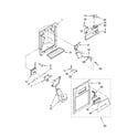 Whirlpool GD5RHAXTS01 dispenser front parts diagram
