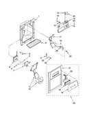 Dispenser front parts