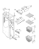 Freezer liner parts