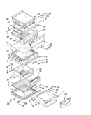 Refrigerator shelf parts