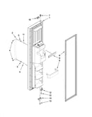 Freezer door parts