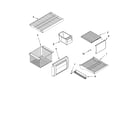 KitchenAid KSSC36FTS00 freezer shelf parts diagram