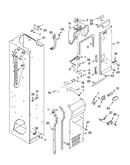 Freezer liner and air flow parts