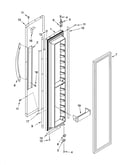 Freezer door parts
