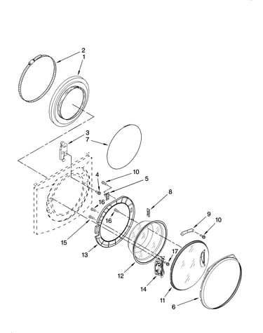 Door and latch parts
