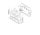 Whirlpool RF263LXTS0 control panel parts diagram
