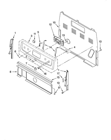 Control panel parts